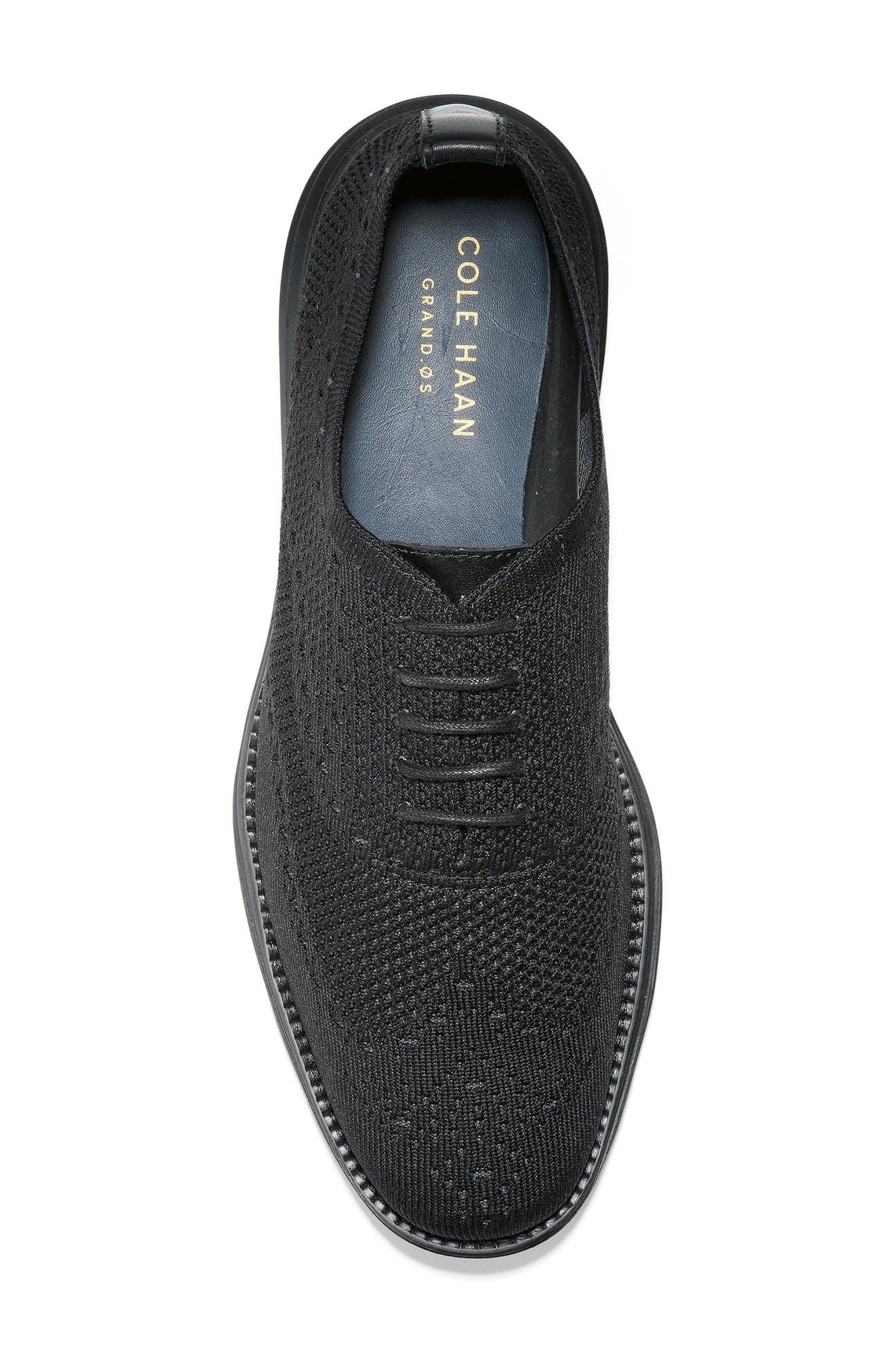 Cole Haan Original Grand Shortwing Oxford, Alternate, color, Black/Blac