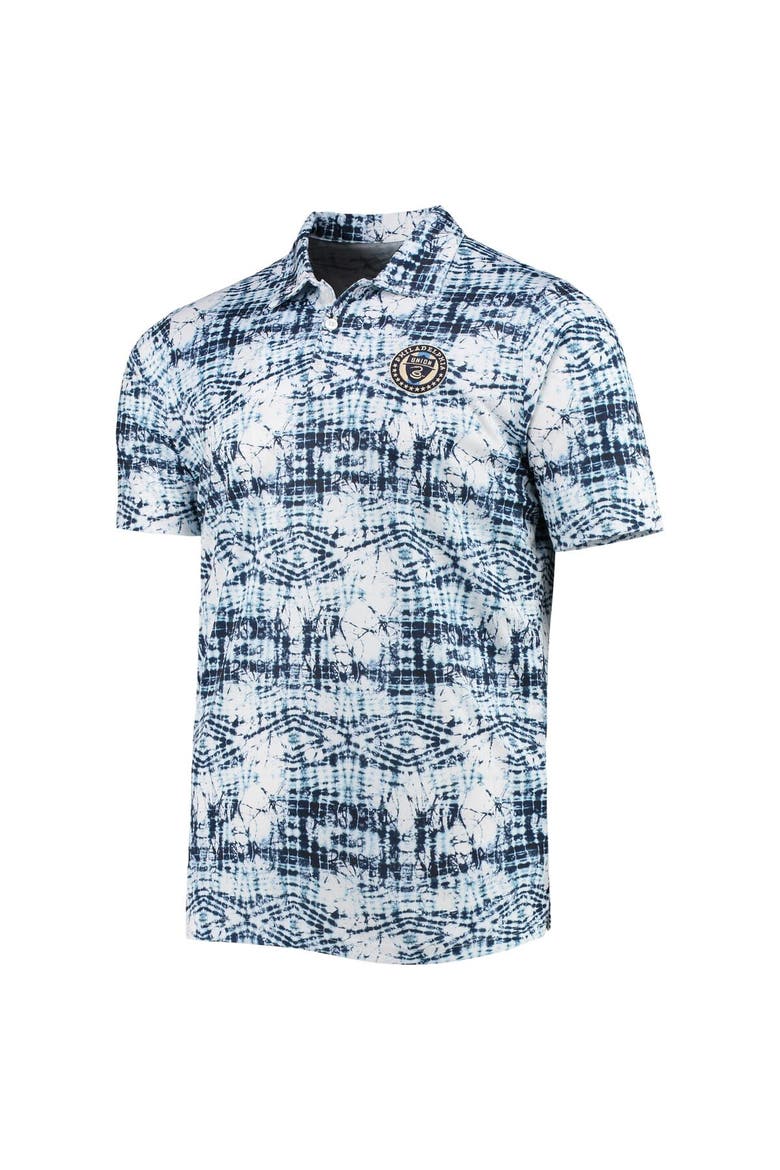 Men's Antigua Navy Philadelphia Union Vivid Polo, Alternate, color, Navy