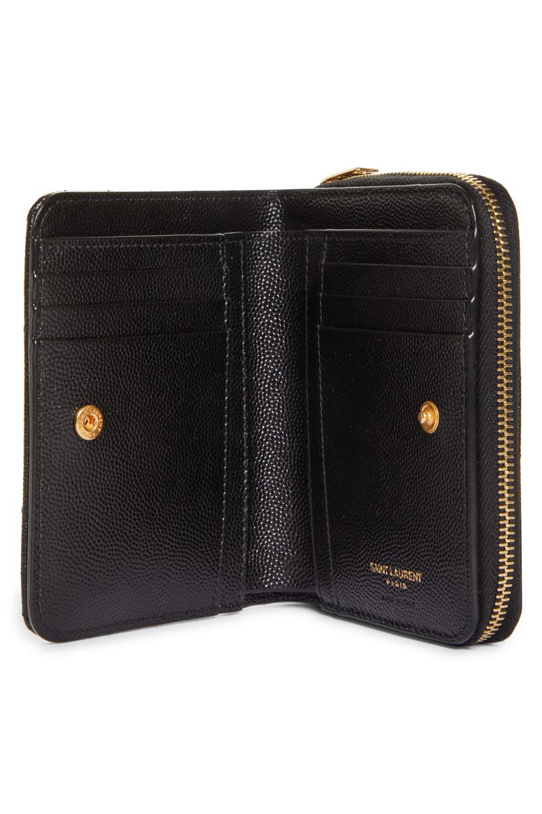 Monogram Matelassé Leather Wallet, Alternate, color, 1000 NERO