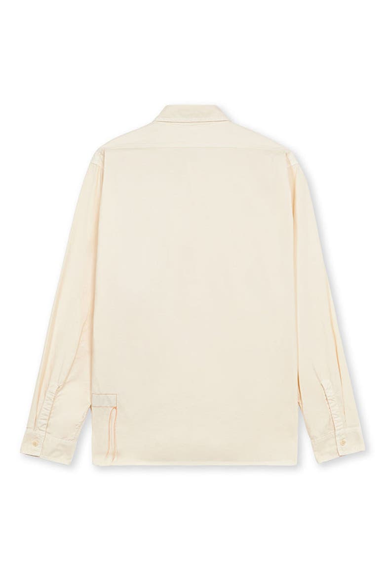 Workt Cotton Shirt, Alternate, color, OFF WHITE