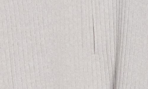 90 Degree By Reflex Brooklyn Rebel Rib Knit Half Zip Sweatshirt In Gray