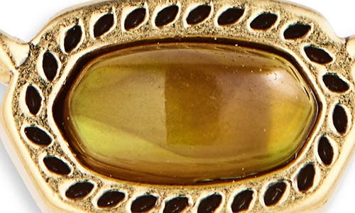 Kendra Scott Elisa Mini Pendant Necklace In Brown