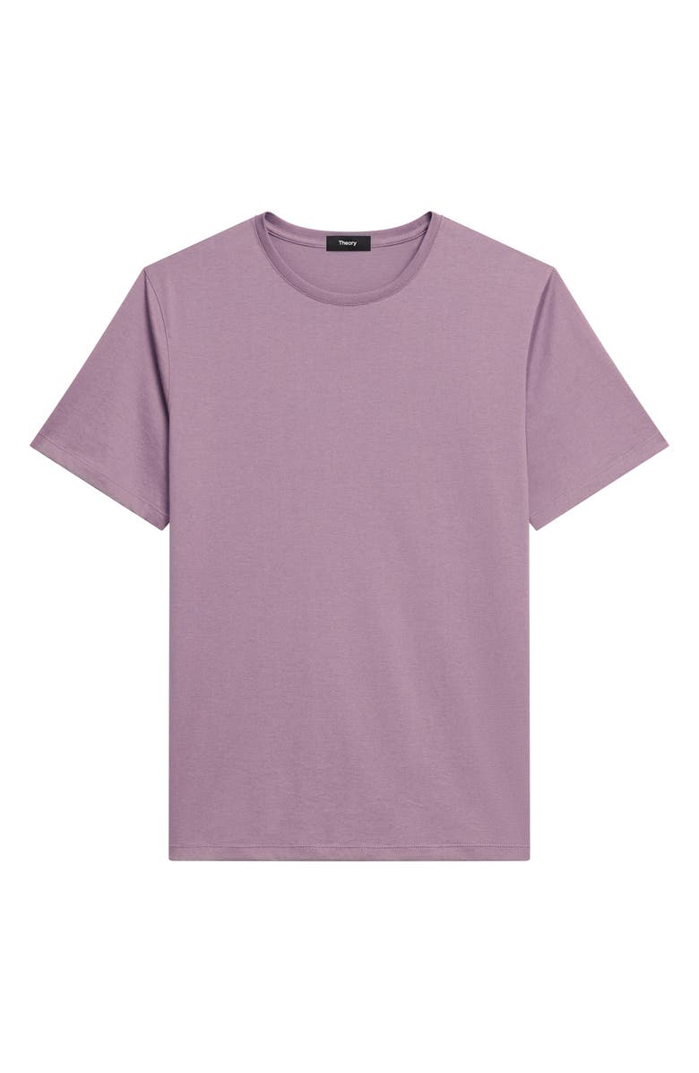 Theory Precise Cotton T-Shirt, Alternate, color, Purple Storm