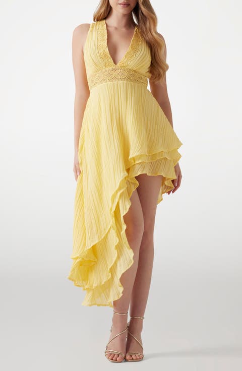 Danny Asymmetric Hem Dress