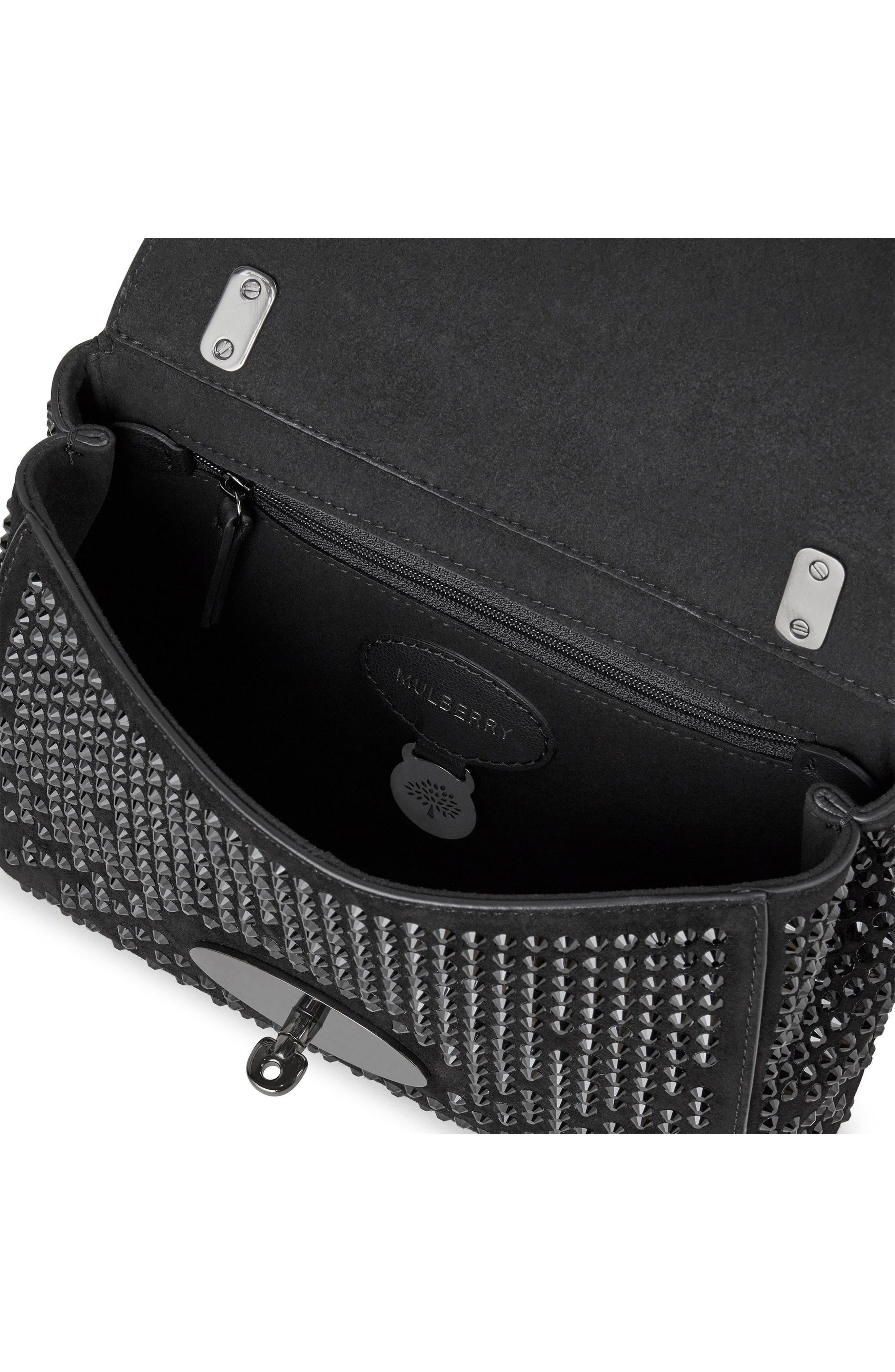 Mulberry Lily Crystal Embellished Crossbody Bag, Alternate, color, 