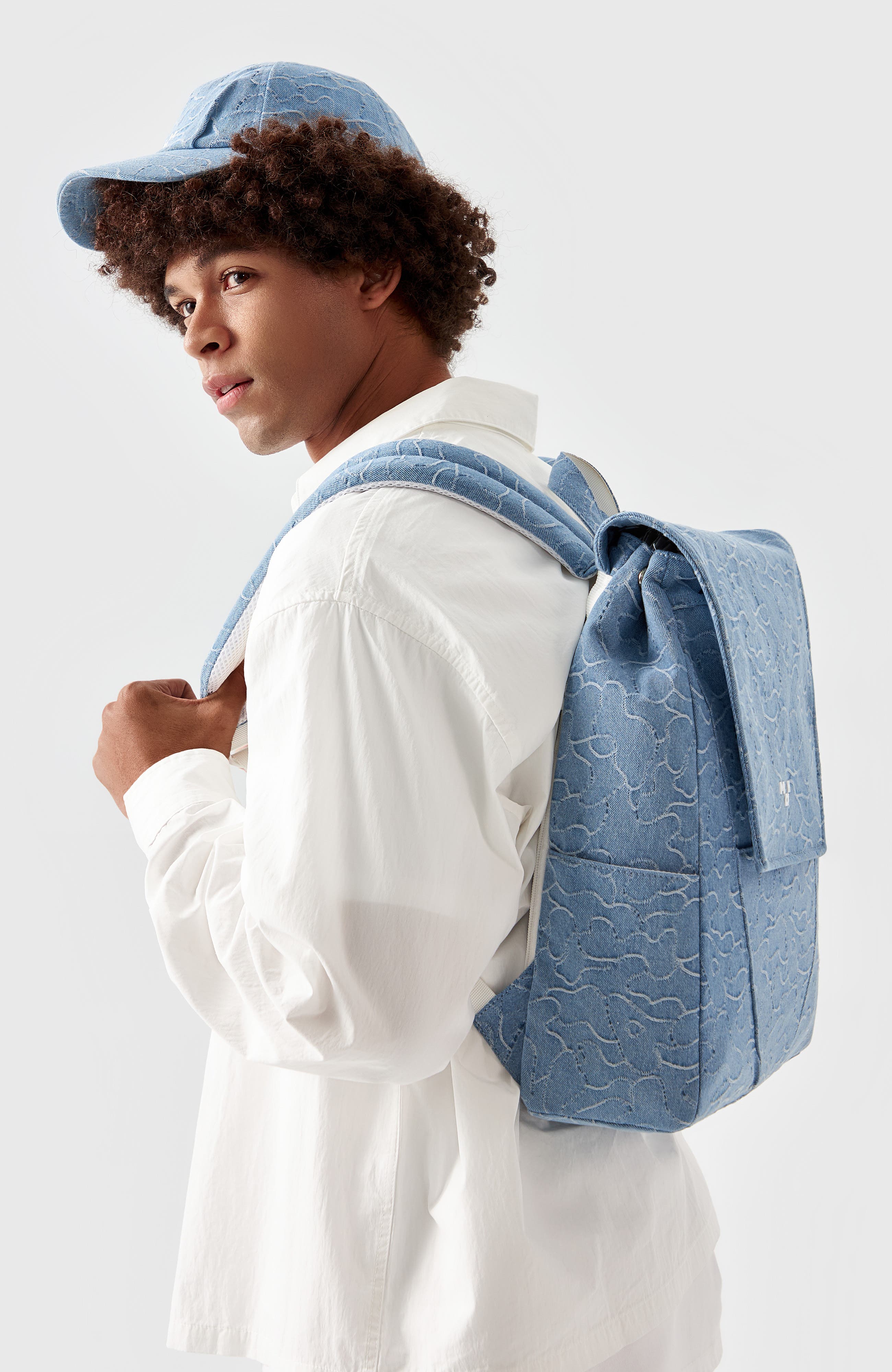 MaH Camouflage Denim Young Backpack, Alternate, color, Camouflage Denim