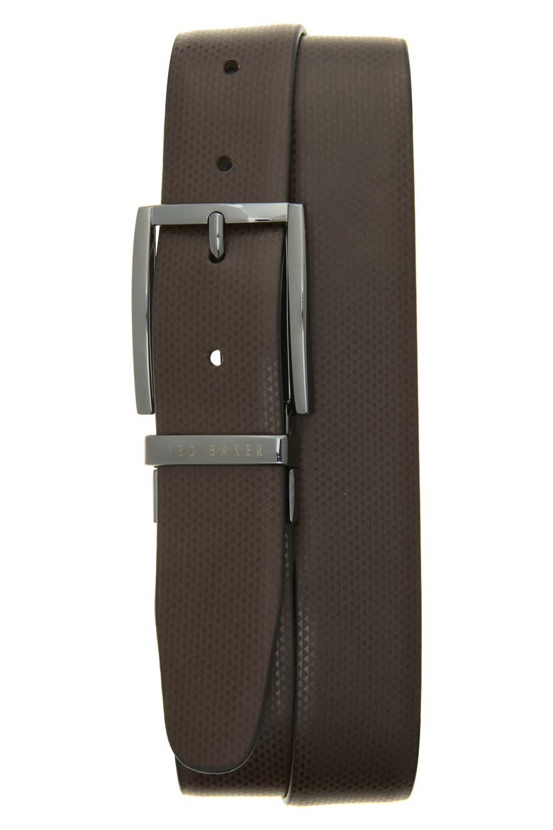 Reversible Leather Belt, Alternate, color, BLACK/ BROWN
