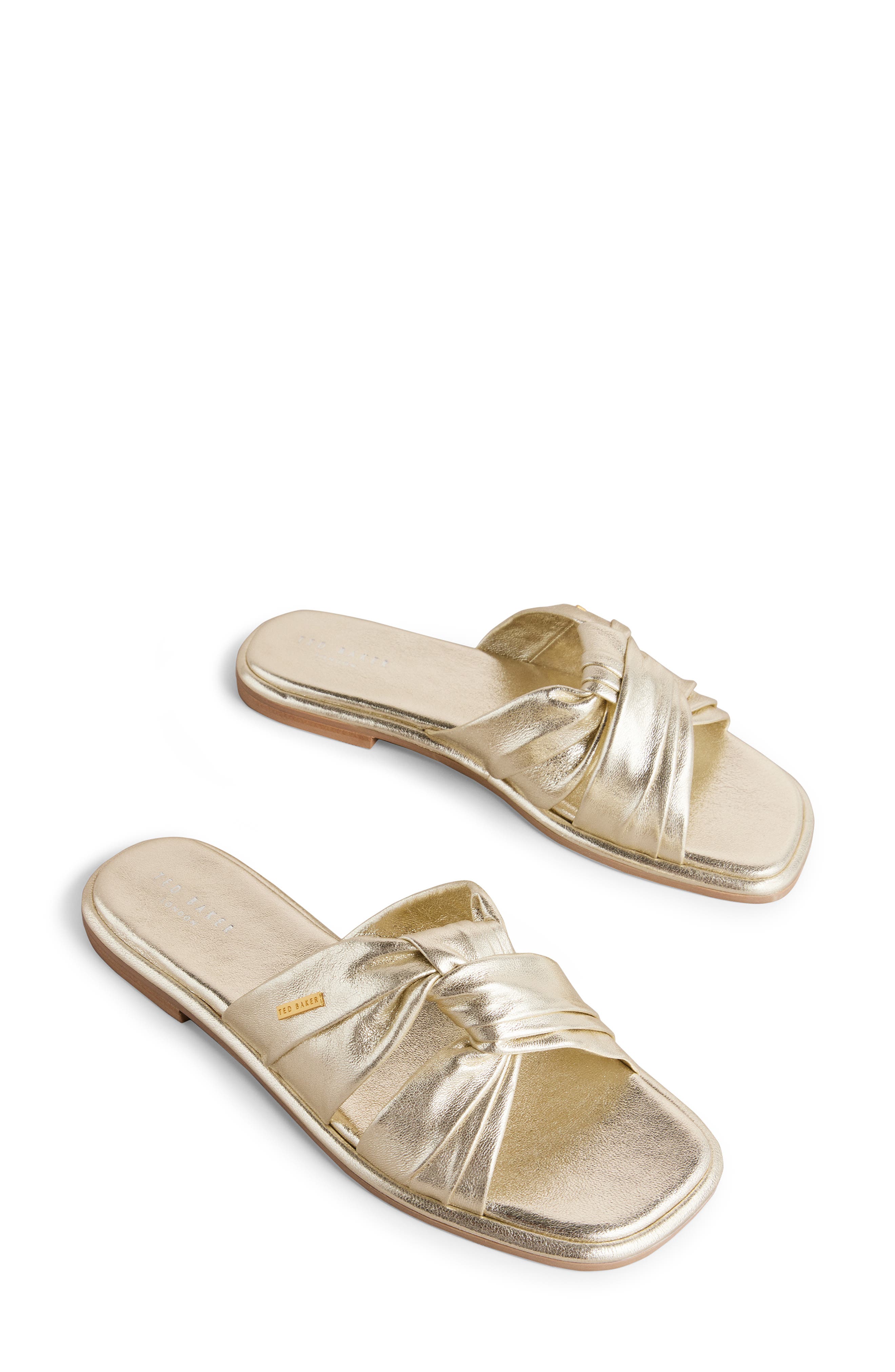 Ted Baker London Ashiyu Knot Slide Sandal, Alternate, color, 
