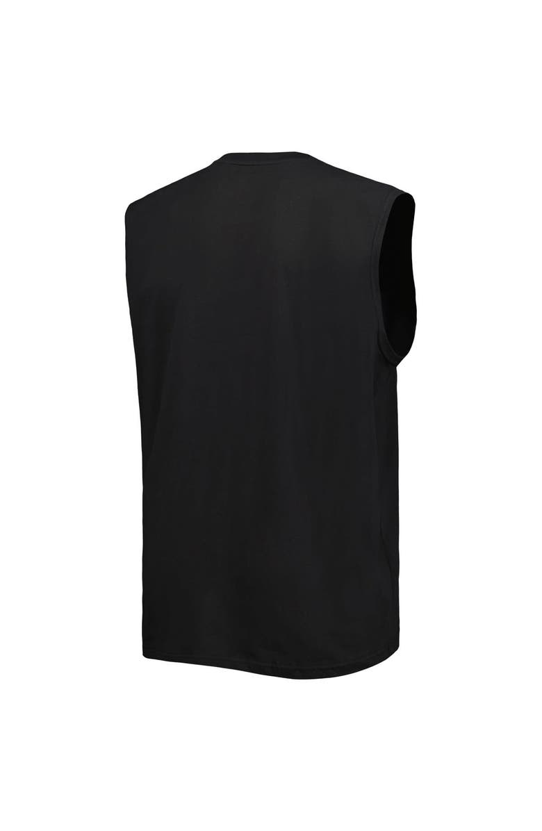 PROFILE Men's Black Texas Longhorns Big & Tall Tank Top, Alternate, color,