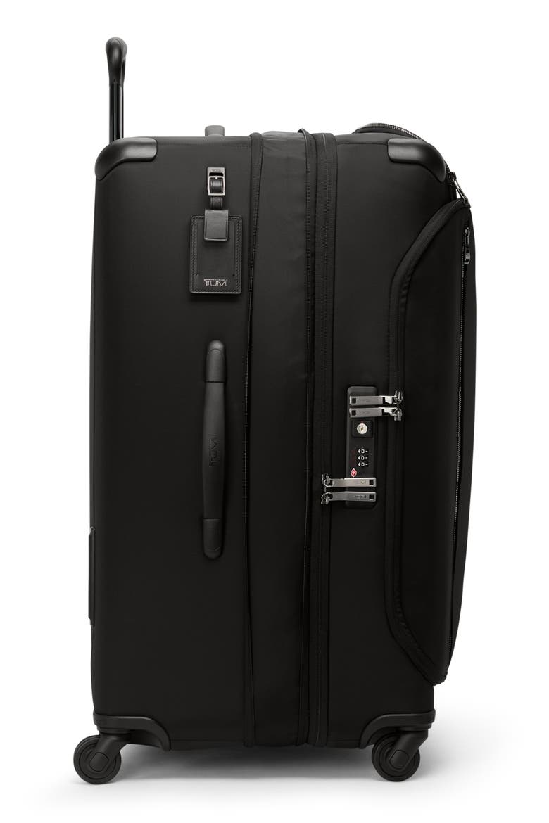 Voyageur Léger Large Dual Access Expandable Checked Luggage, Alternate, color, BLACK/ GUNMETAL