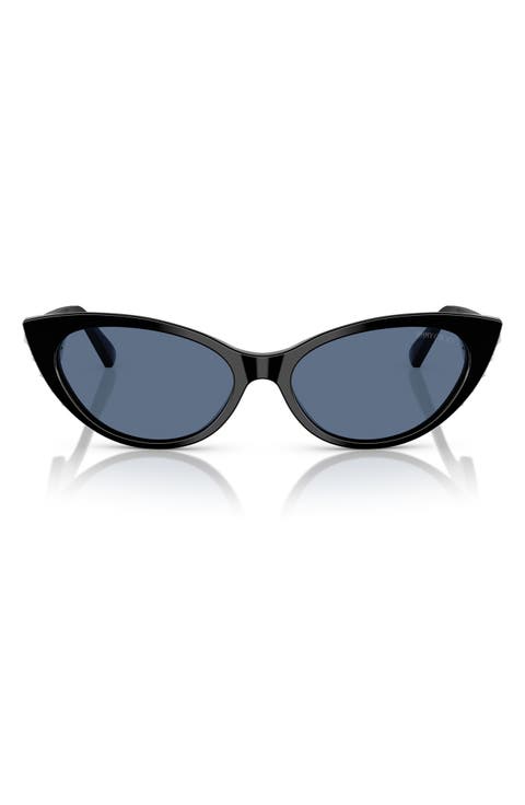 55mm Cat Eye Sunglasses