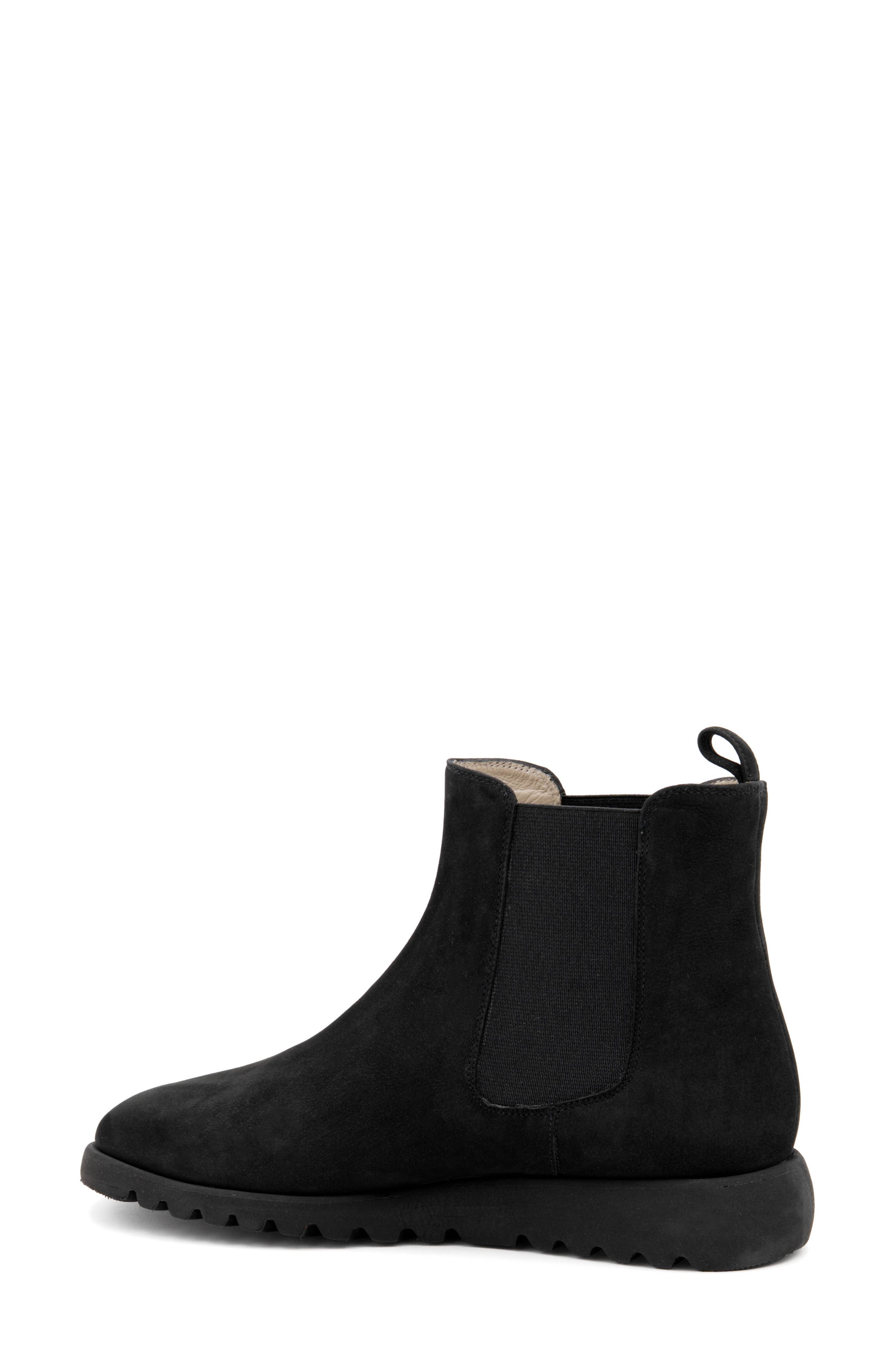 Amalfi by Rangoni Elios Platform Chelsea Boot, Alternate, color, Black Long Beach