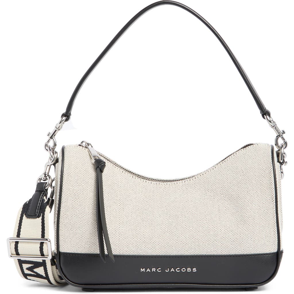 Marc Jacobs Canvas Drifter Convertible Shoulder Bag In Beige Multi