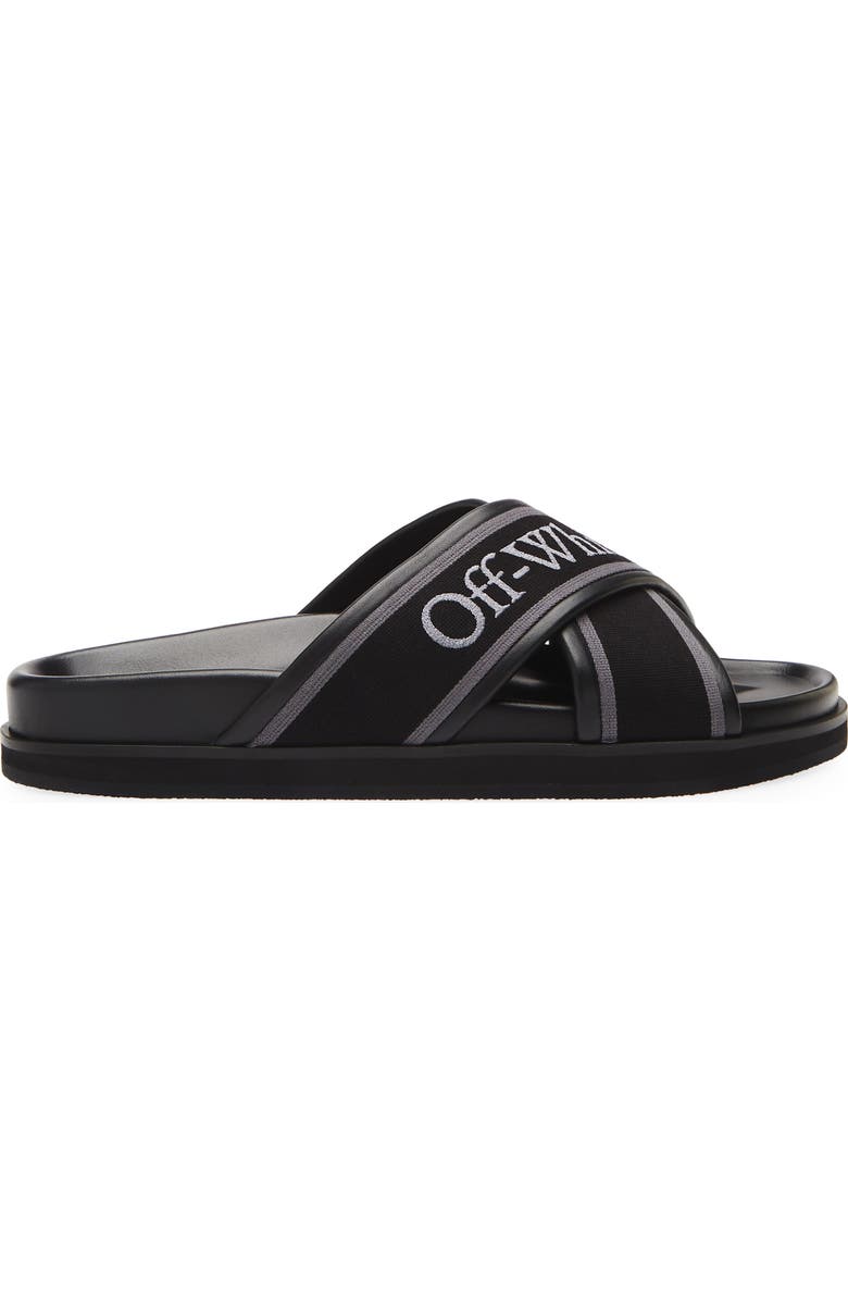 Off-White Cloud Crisscross Slide Sandal, Alternate, color,