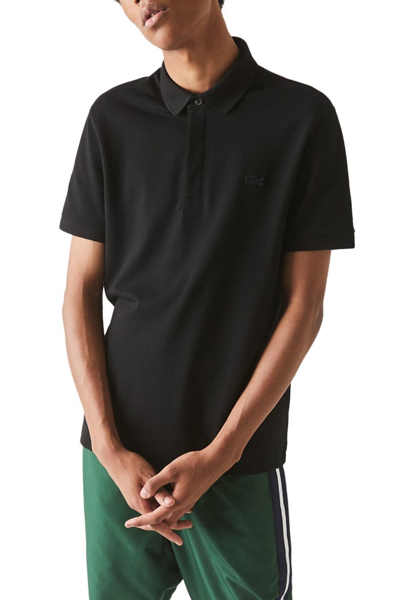Paris Regular Fit Stretch Polo, Main, color, 031 BLACK