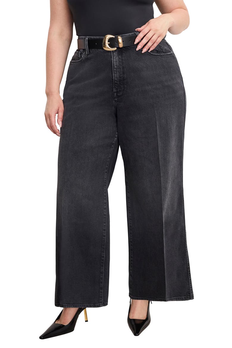 Good Skate Wide Leg Jeans, Alternate, color, BLACK400