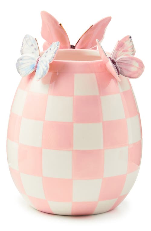 Mackenzie-childs Mackenzie Childs Eternity Vase In Pink