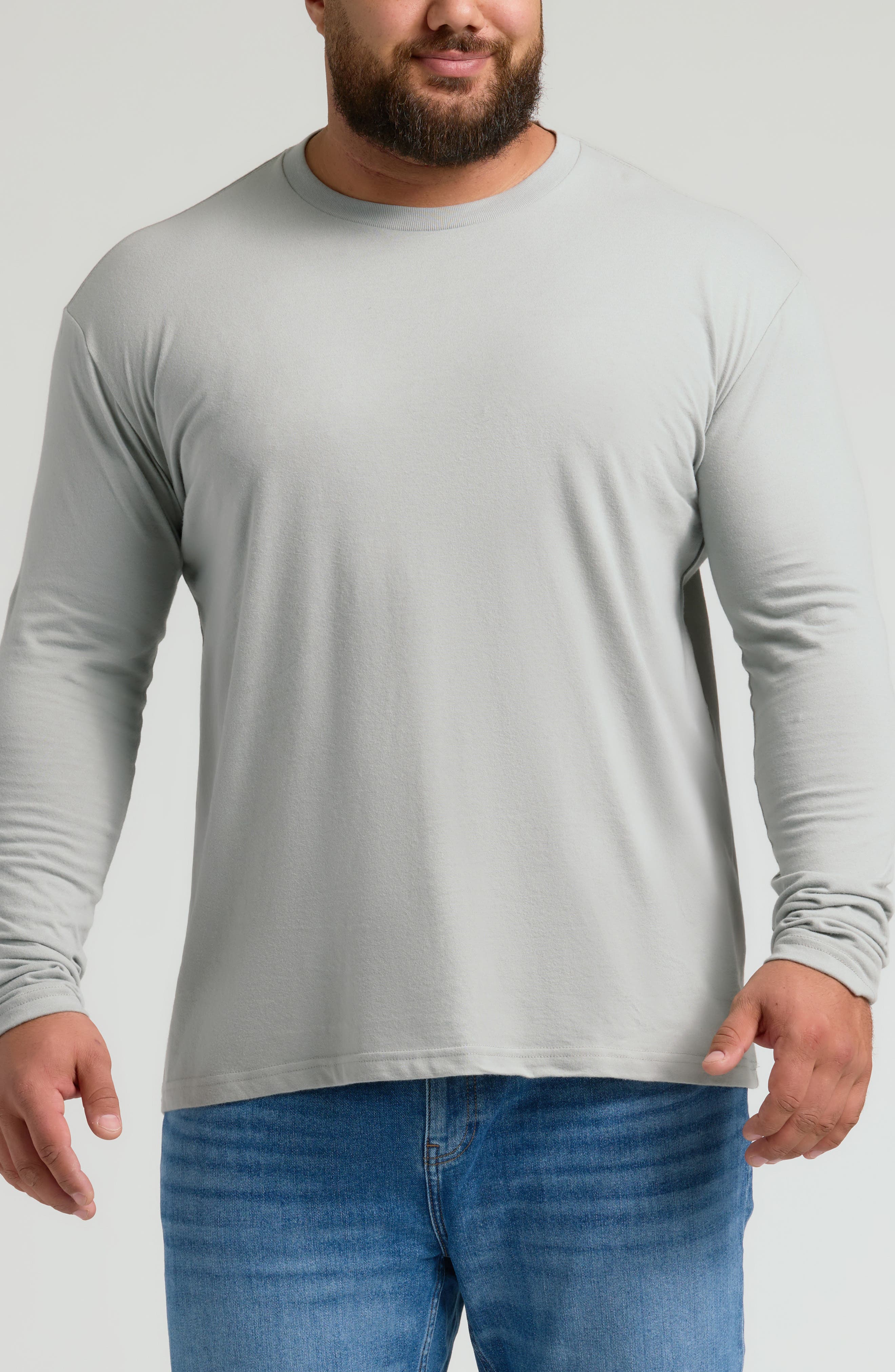 True Classic Classic Long Sleeve Crewneck T-Shirt