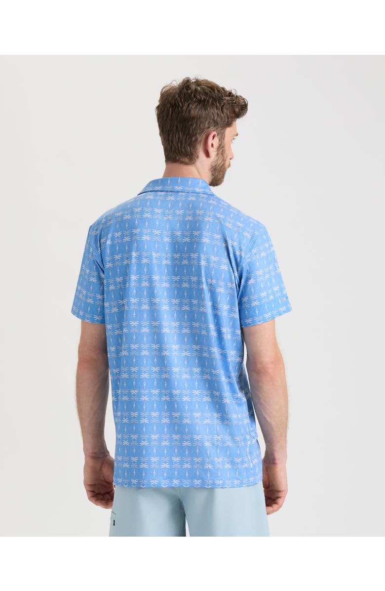 Salt Life Mirrored Grove SLX Performance Polo, Alternate, color, Chambray