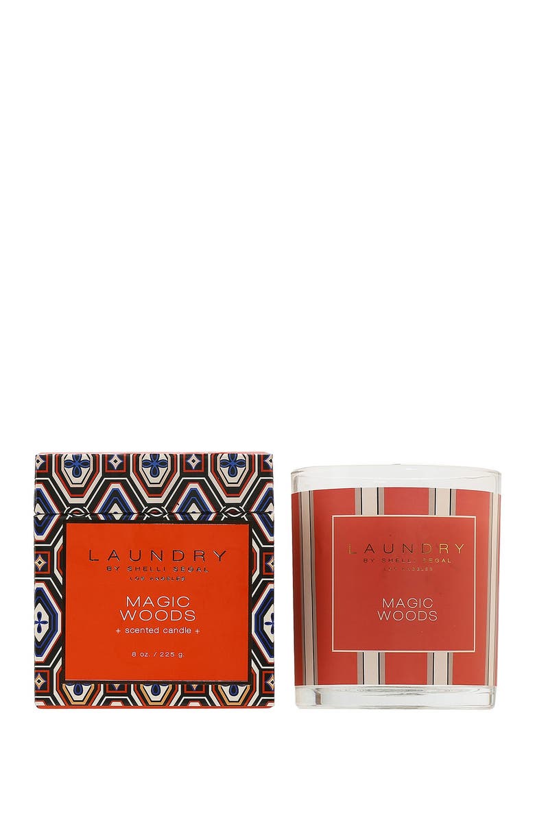 Laundry by Shelli Segal Magic Woods 8oz. Scented Candle, Main, color,