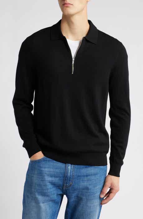 NN07 Quarter Zip Wool Polo Sweater