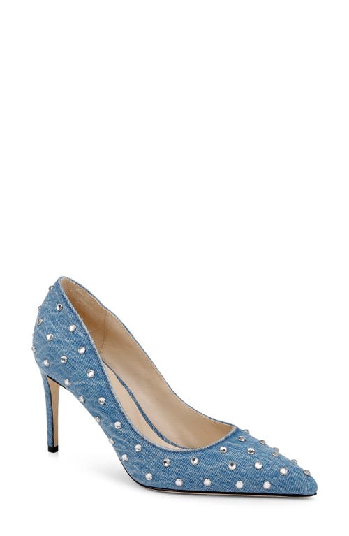 L Agence L'agence Lydie Pointed Toe Pump In Blue