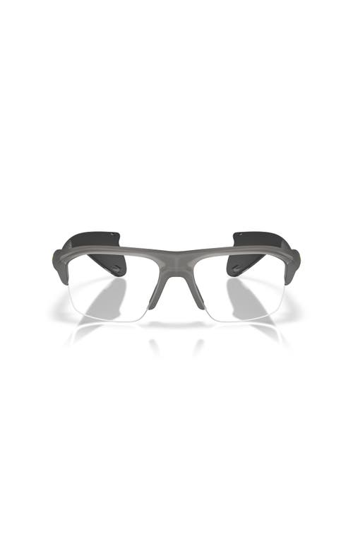 Oakley 62mm Rectangle Optical Glasses In Gray
