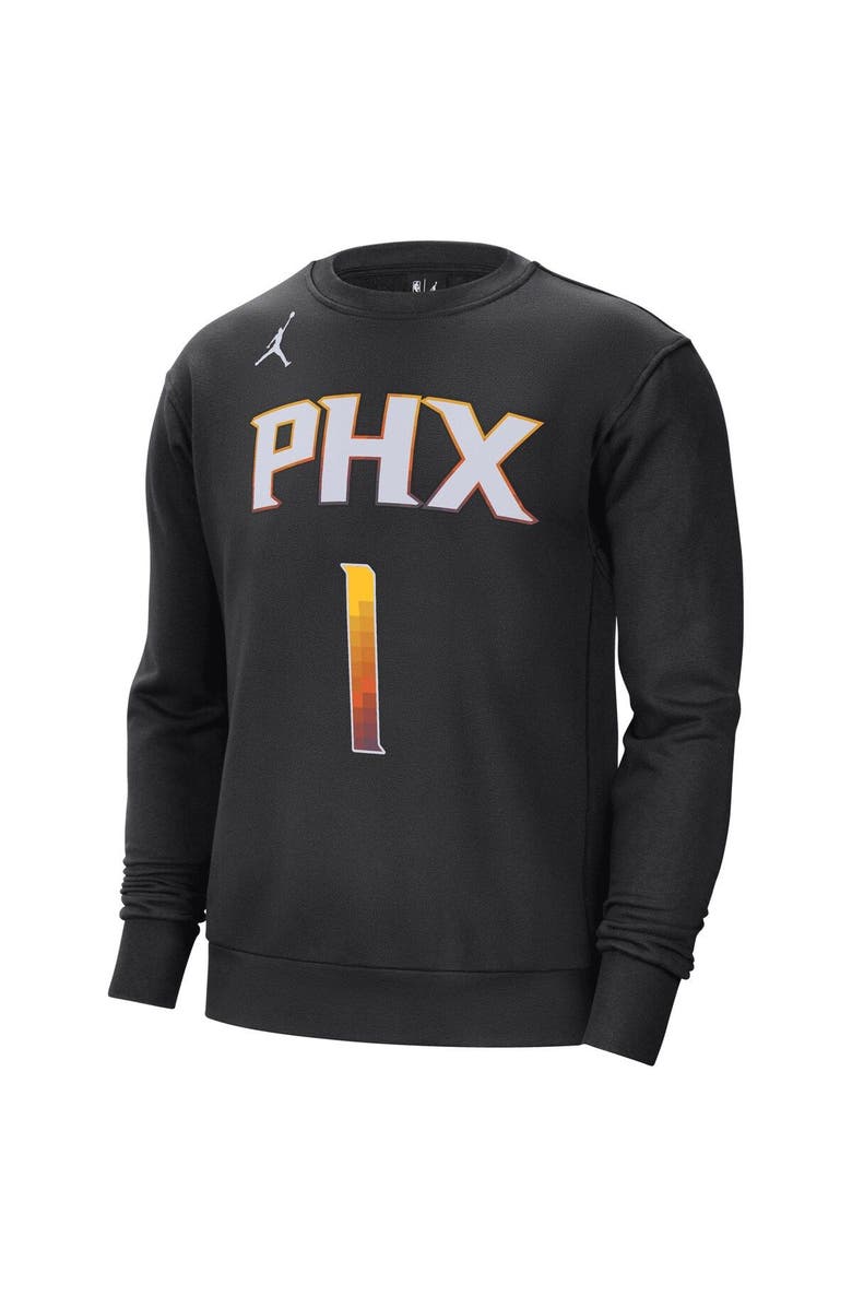 Jordan Brand Men's Jordan Brand Devin Booker Black Phoenix Suns Statement Name & Number Pullover Sweatshirt, Alternate, color, Black