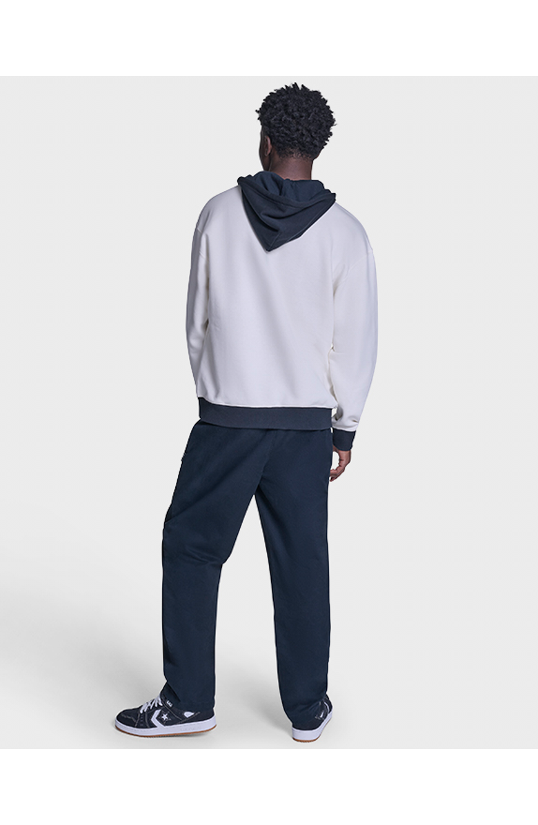 Converse Chuck Taylor Patch Two-Tone Hoodie, Alternate, color, Converse Egret