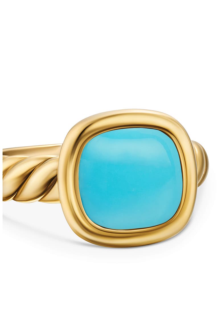 Mercer Stone Ring in 18K Gold, Alternate, color, TURQUOISE