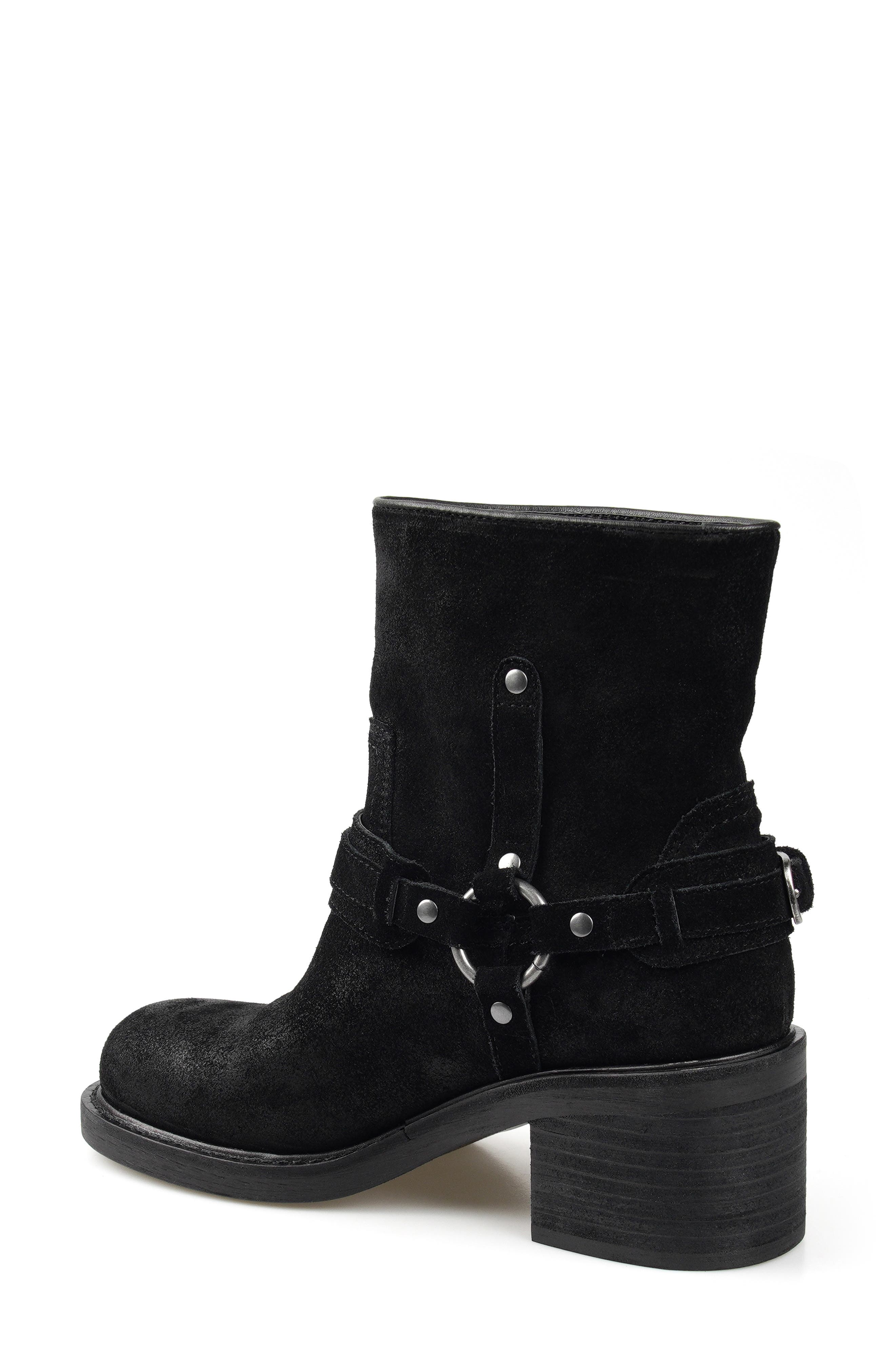 Candie's Fridda Moto Bootie, Alternate, color, Black