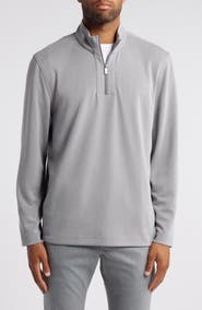 Johnston & Murphy Vintage Wash Quarter Zip Top