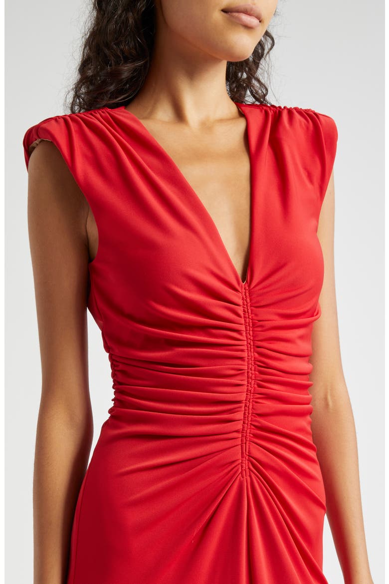 Dianne Cap Sleeve Dress, Alternate, color, CANDY APPLE