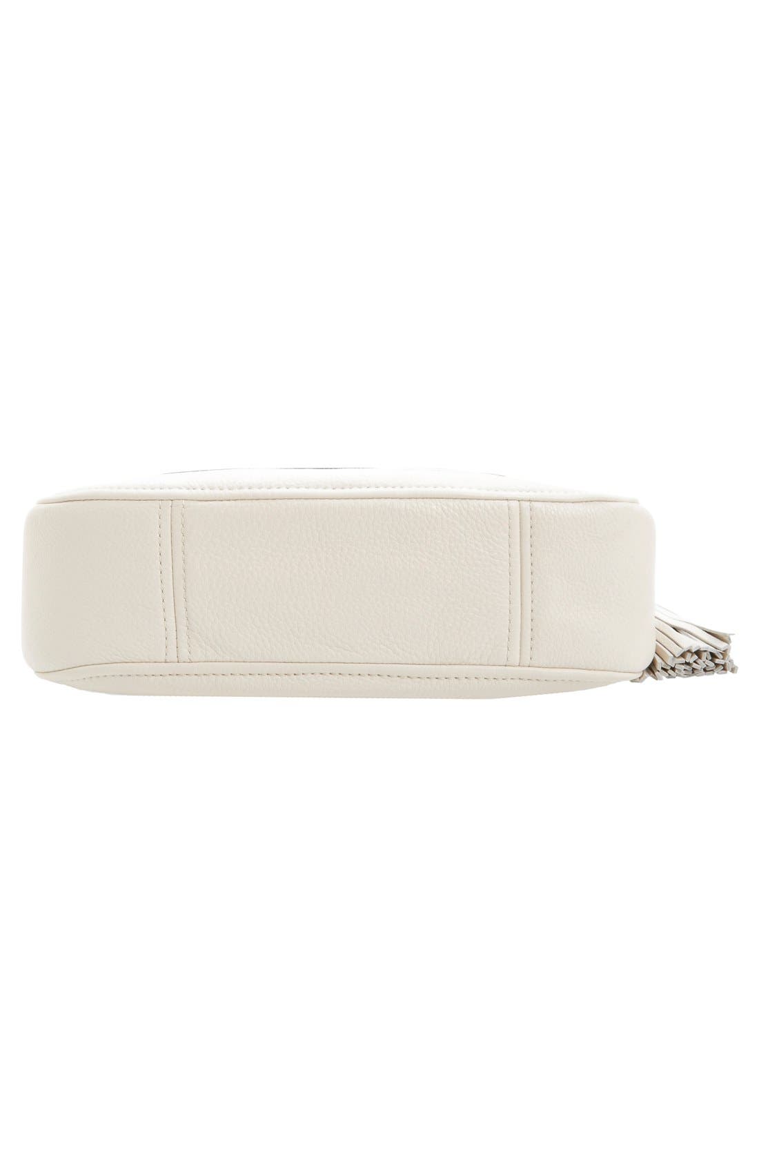'Bedford Tassel - Medium' Convertible Leather Shoulder Bag (Nordstrom Exclusive), Alternate, color, ECRU