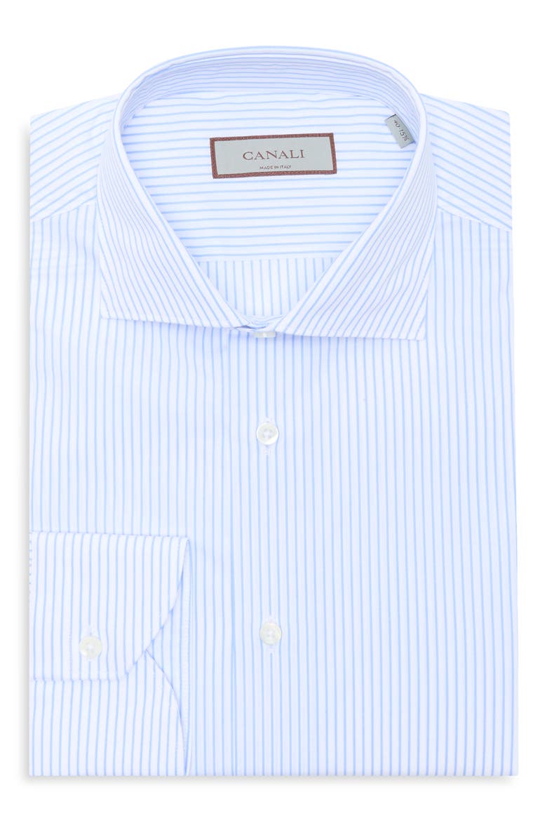 Cotton Dress Shirt, Alternate, color, LIGHT BLUE MULTI