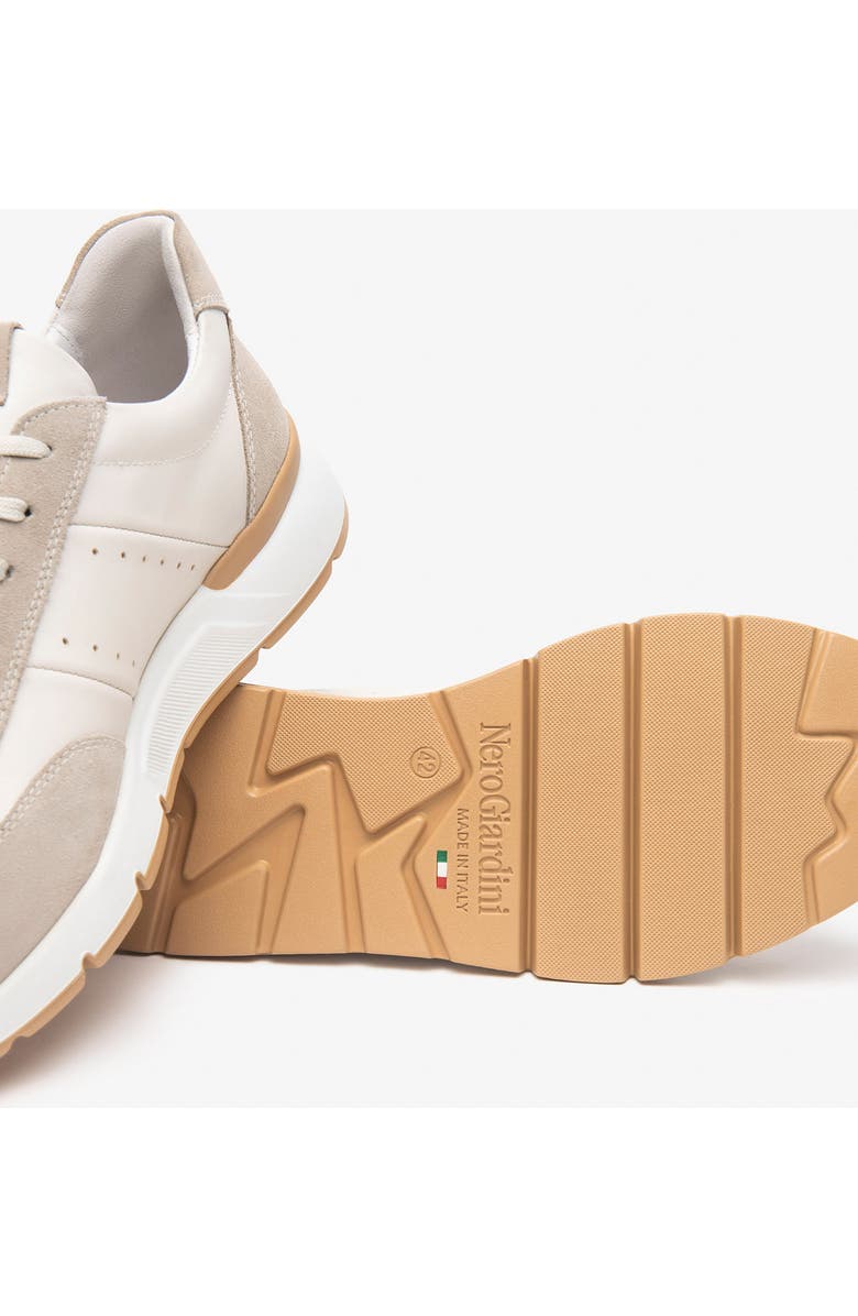 NeroGiardini Low Top Sneaker, Alternate, color, Beige/ Taupe