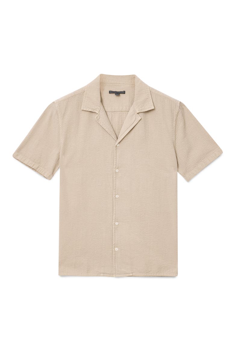 Dan Seersucker Camp Shirt, Alternate, color, SMOKED PEARL GREY