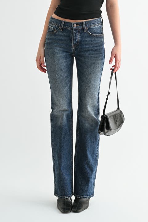 Mid Rise Bootcut Jeans