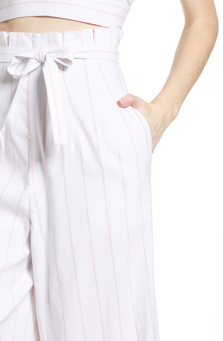 Leith High Waist Crop Wide Leg Pants, Alternate, color,