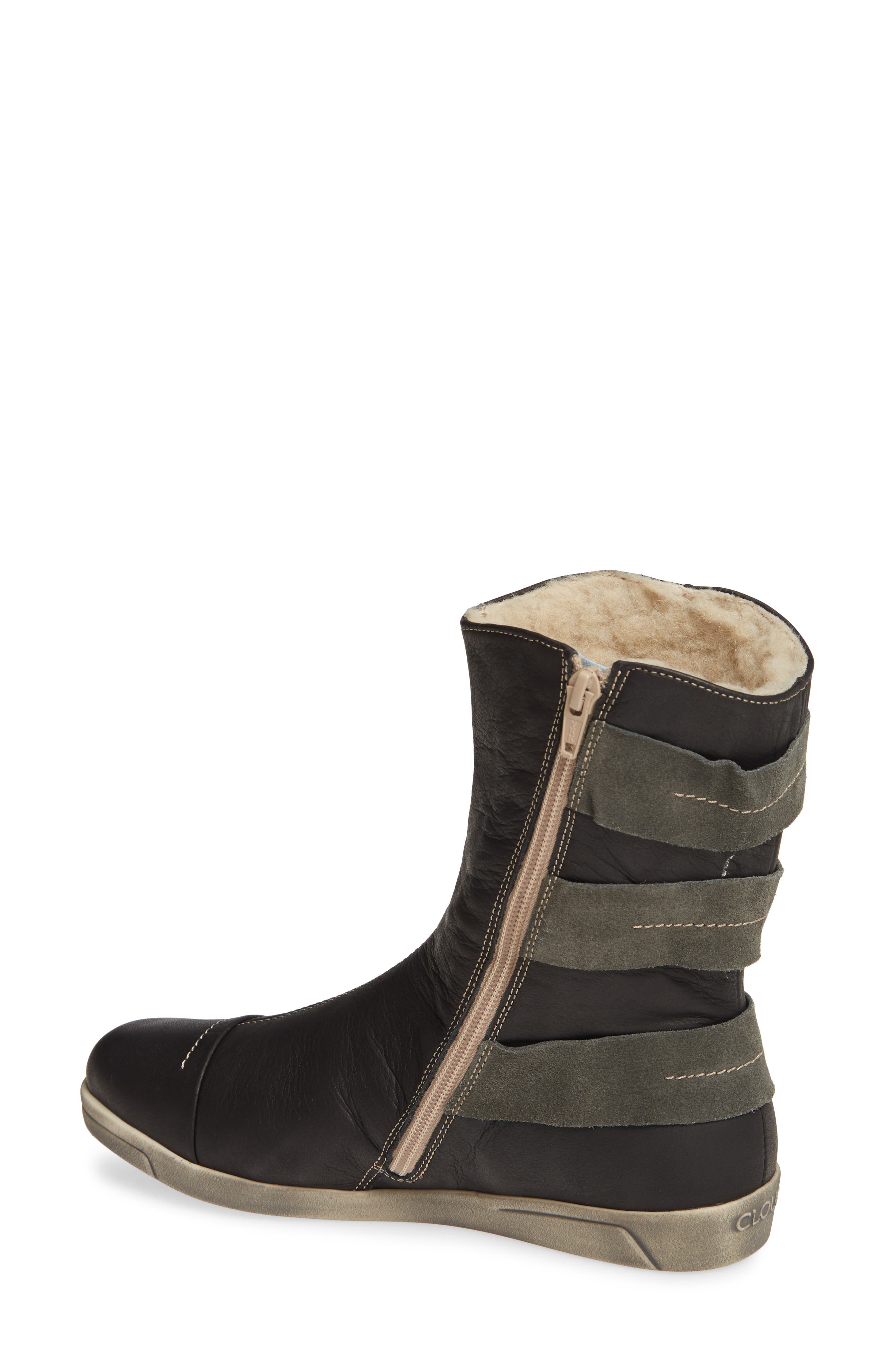 CLOUD Amber Wool Lined Bootie, Alternate, color, 