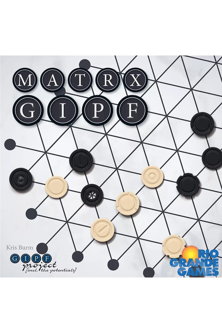 Matrx Gipf Piece Moving Strategy Board Game, Ages 14+, Alternate, color, Multicolored