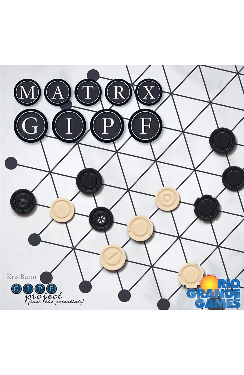Rio Grande Games Matrx Gipf Piece Moving Strategy Board Game, Ages 14+, Alternate, color, Multicolored