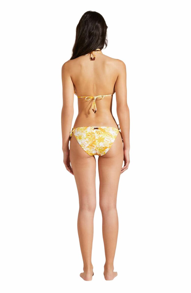 Vilebrequin Women's Tahiti Flowers Mini Brief Bikini Bottom, Alternate, color, 