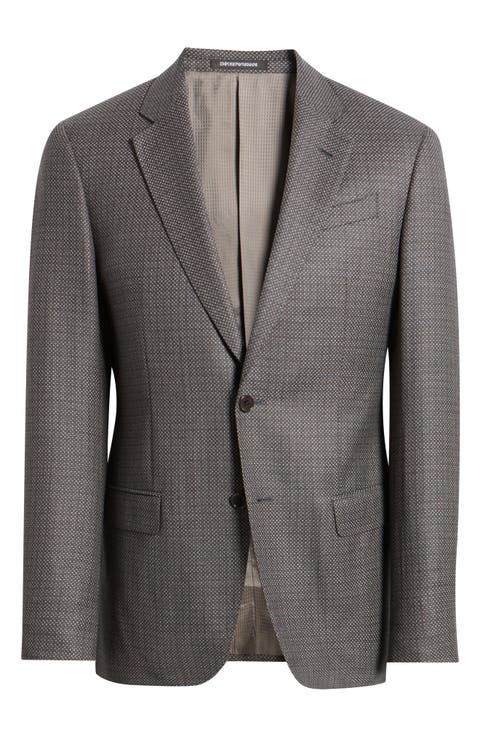 G-Line Notch Lapel Wool Sport Coat