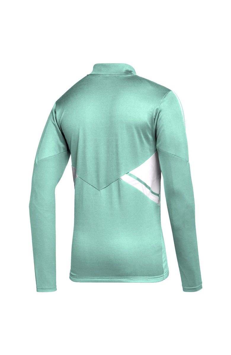 adidas Men's adidas Mint LA Galaxy Quarter-Zip AEROREADY Training Top, Alternate, color, Mint