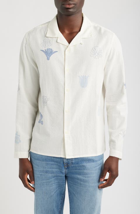 Curzon Jacquard Camp Shirt