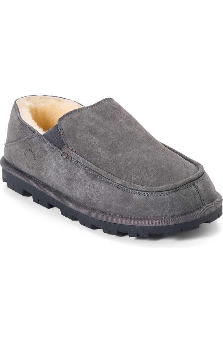 Dearfoams Fireside Shepparton Water Repellent Loafer, Main, color, Grey