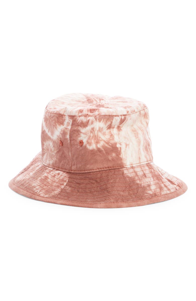 Acne Studios Brimmo Tie Dye Cotton Poplin Bucket Hat, Main, color,