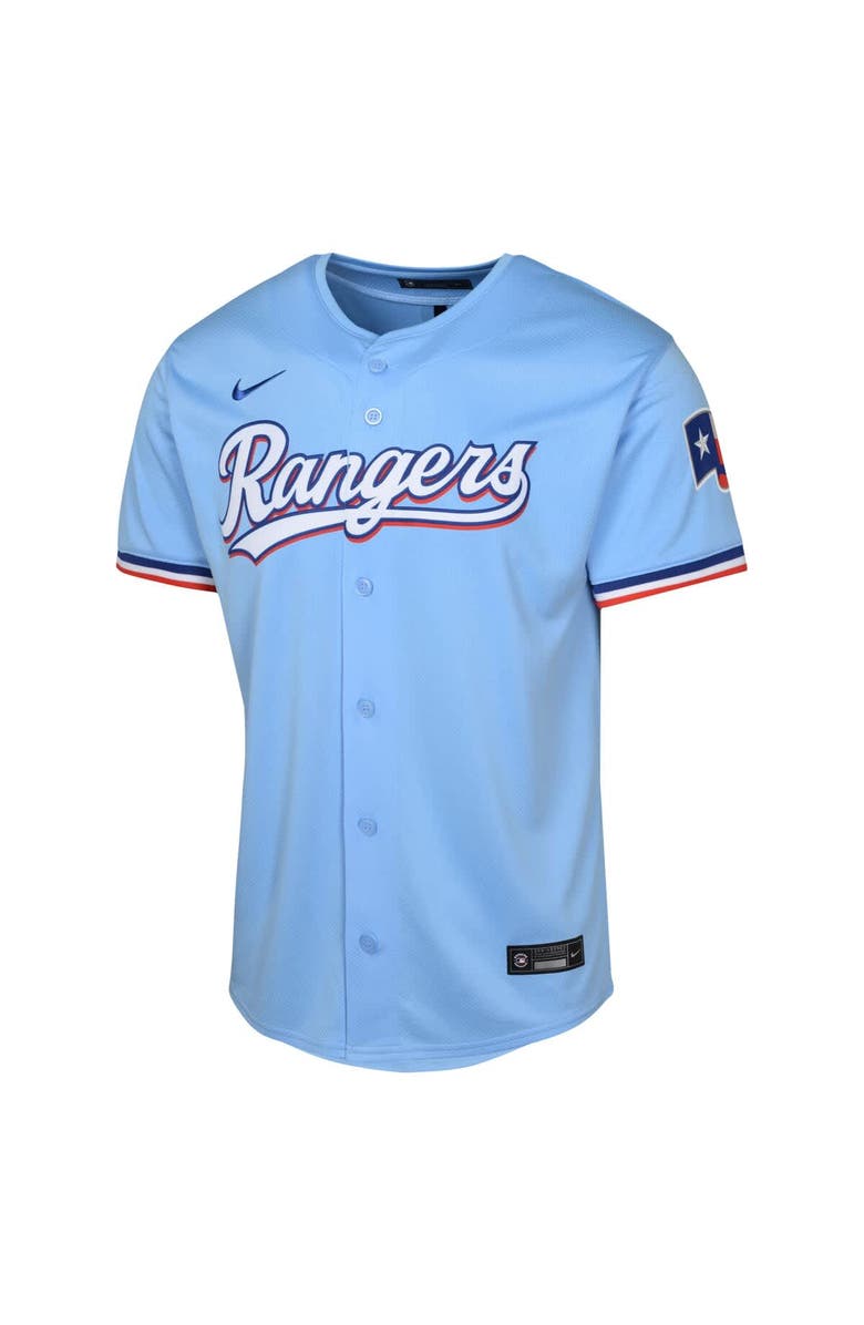 Nike Youth Nike Light Blue Texas Rangers Alternate Limited Jersey, Alternate, color, 