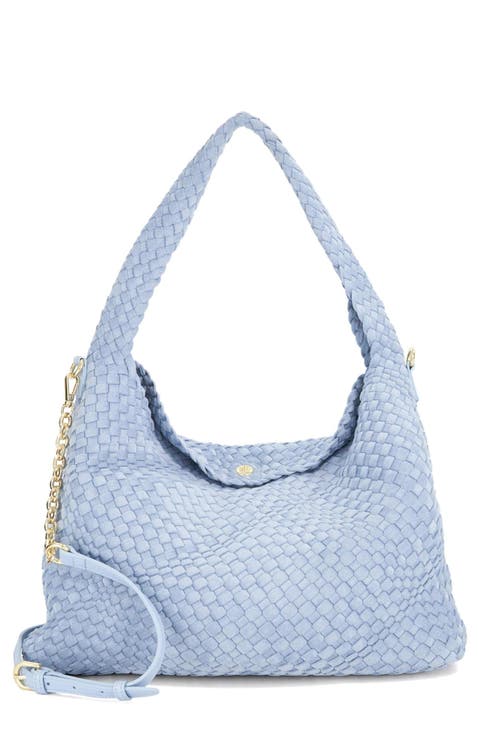 Deliberate L Woven Shoulder Bag